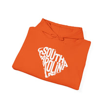 Load image into Gallery viewer, "Unique South Carolina Outline Typography" Unisex Heavy Blend™ Hooded Sweatshirt - Surcee Shops