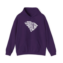 Load image into Gallery viewer, "Unique South Carolina Outline Typography" Unisex Heavy Blend™ Hooded Sweatshirt - Surcee Shops