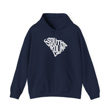 Load image into Gallery viewer, "Unique South Carolina Outline Typography" Unisex Heavy Blend™ Hooded Sweatshirt - Surcee Shops