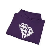 Load image into Gallery viewer, "Unique South Carolina Outline Typography" Unisex Heavy Blend™ Hooded Sweatshirt - Surcee Shops