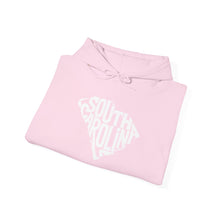 Load image into Gallery viewer, "Unique South Carolina Outline Typography" Unisex Heavy Blend™ Hooded Sweatshirt - Surcee Shops