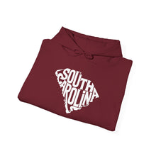 Load image into Gallery viewer, &quot;Unique South Carolina Outline Typography&quot; Unisex Heavy Blend™ Hooded Sweatshirt
