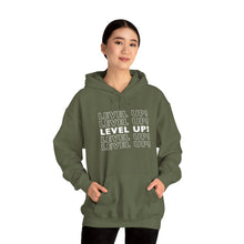 Load image into Gallery viewer, LEVEL UP! LEVEL UP! LEVEL UP! Unisex Heavy Blend™ Hooded Sweatshirt
