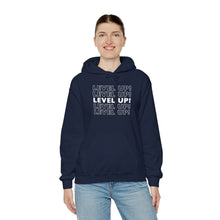 Load image into Gallery viewer, LEVEL UP! LEVEL UP! LEVEL UP! Unisex Heavy Blend™ Hooded Sweatshirt
