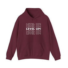 Load image into Gallery viewer, LEVEL UP! LEVEL UP! LEVEL UP! Unisex Heavy Blend™ Hooded Sweatshirt
