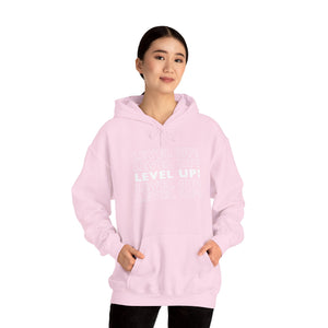 LEVEL UP! LEVEL UP! LEVEL UP! Unisex Heavy Blend™ Hooded Sweatshirt