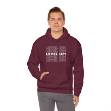 Load image into Gallery viewer, LEVEL UP! LEVEL UP! LEVEL UP! Unisex Heavy Blend™ Hooded Sweatshirt
