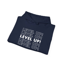 Load image into Gallery viewer, LEVEL UP! LEVEL UP! LEVEL UP! Unisex Heavy Blend™ Hooded Sweatshirt
