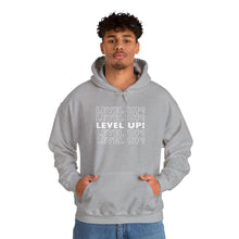 Load image into Gallery viewer, LEVEL UP! LEVEL UP! LEVEL UP! Unisex Heavy Blend™ Hooded Sweatshirt
