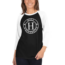 Load image into Gallery viewer, Hall University 3/4 sleeve raglan shirt
