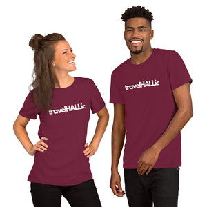 "TravelHALLic" Unisex t-shirt