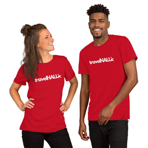 "TravelHALLic" Unisex t-shirt