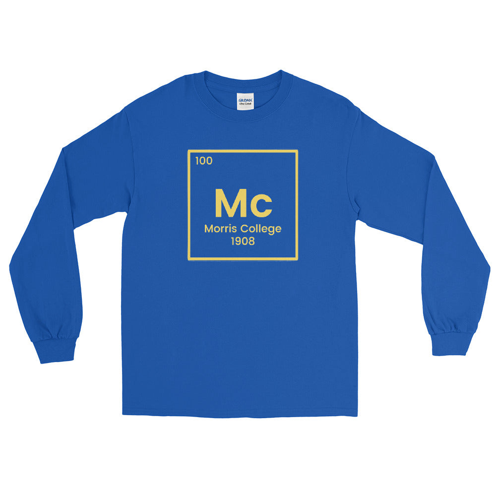 MC PeriodicYel_Men’s Long Sleeve Shirt - Surcee Shops