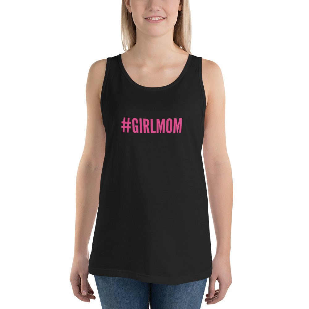 “#GirlMom” Unisex Tank Top - Surcee Shops