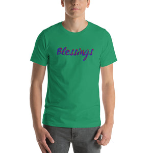 “Blessings” Short-Sleeve Unisex T-Shirt - Surcee Shops