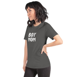 “Boy Mom” Short-Sleeve Unisex T-Shirt - Surcee Shops