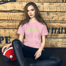 Load image into Gallery viewer, “Simp Nation” Lime, Short-Sleeve Unisex T-Shirt - Surcee Shops
