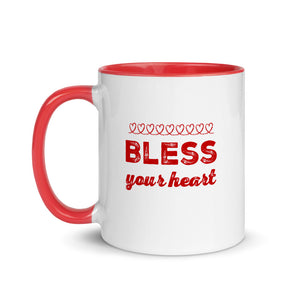 “Bless Your Heart” Mug with Color Inside - Surcee Shops