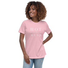 Load image into Gallery viewer, “Hot Southern Mess Too” Women&#39;s Relaxed T-Shirt - Surcee Shops
