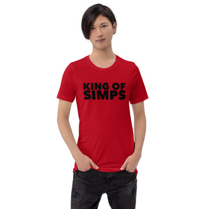 “King of Simps” Bold, Short-Sleeve Unisex T-Shirt - Surcee Shops