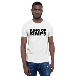 “King of Simps” Bold, Short-Sleeve Unisex T-Shirt - Surcee Shops