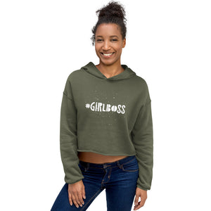 “#GirlBoss” Crop Hoodie - Surcee Shops