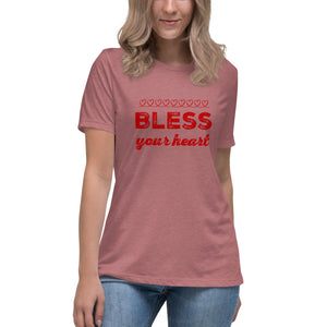 “Bless Your Heart” Women's Relaxed T-Shirt - Surcee Shops