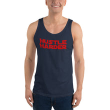 Load image into Gallery viewer, “Hustle Harder” Unisex Tank Top - Surcee Shops
