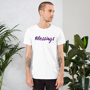 “Blessings” Short-Sleeve Unisex T-Shirt - Surcee Shops