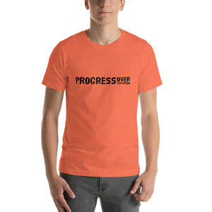 "Progress over Perfection" Short-Sleeve Unisex T-Shirt - Surcee Shops