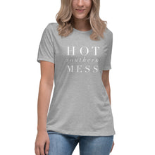 Load image into Gallery viewer, &quot;Hot Southern Mess&quot; Women&#39;s Relaxed T-Shirt - Surcee Shops
