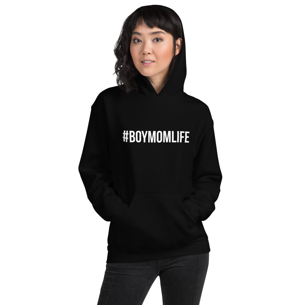 “#boymomlife” Unisex Hoodie - Surcee Shops