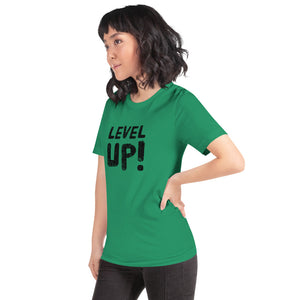 “Level Up” Short-Sleeve Unisex T-Shirt - Surcee Shops