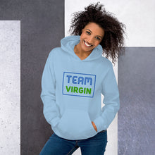 Load image into Gallery viewer, “Team Virgin” Unisex Hoodie - Surcee Shops
