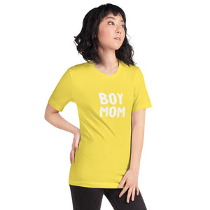 “Boy Mom” Short-Sleeve Unisex T-Shirt - Surcee Shops