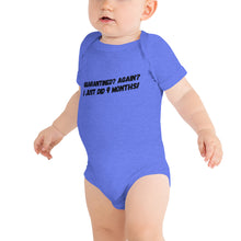 Load image into Gallery viewer, “Quarantined Again” Baby One-piece T-Shirt - Surcee Shops
