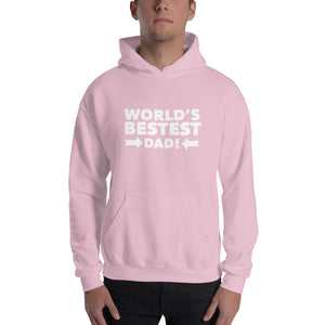 “World’s Bestest Dad” Unisex Hoodie - Surcee Shops