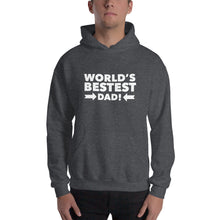 Load image into Gallery viewer, “World’s Bestest Dad” Unisex Hoodie - Surcee Shops
