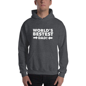 “World’s Bestest Dad” Unisex Hoodie - Surcee Shops