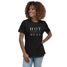 Load image into Gallery viewer, &quot;Hot Southern Mess&quot; Women&#39;s Relaxed T-Shirt - Surcee Shops
