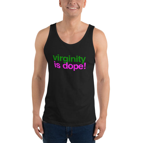 “Virginity is Dope” Unisex Tank Top - Surcee Shops