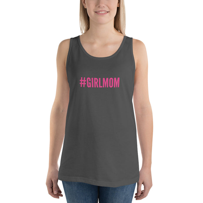 “#GirlMom” Unisex Tank Top - Surcee Shops