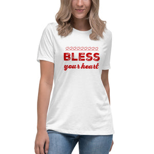 “Bless Your Heart” Women's Relaxed T-Shirt - Surcee Shops