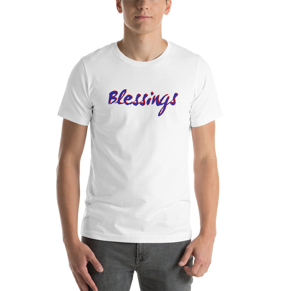 “Blessings” Short-Sleeve Unisex T-Shirt - Surcee Shops