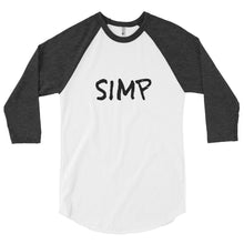 Load image into Gallery viewer, “Simp” 3/4 sleeve raglan shirt - Surcee Shops
