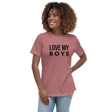 Load image into Gallery viewer, “Love My Boys” Women&#39;s Relaxed T-Shirt - Surcee Shops
