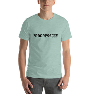 "Progress over Perfection" Short-Sleeve Unisex T-Shirt - Surcee Shops