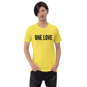 “One Love” Short-Sleeve Unisex T-Shirt - Surcee Shops