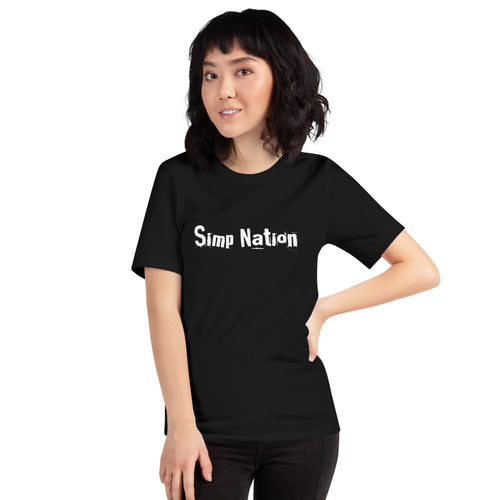 “Simp Nation” 2, Short-Sleeve Unisex T-Shirt - Surcee Shops