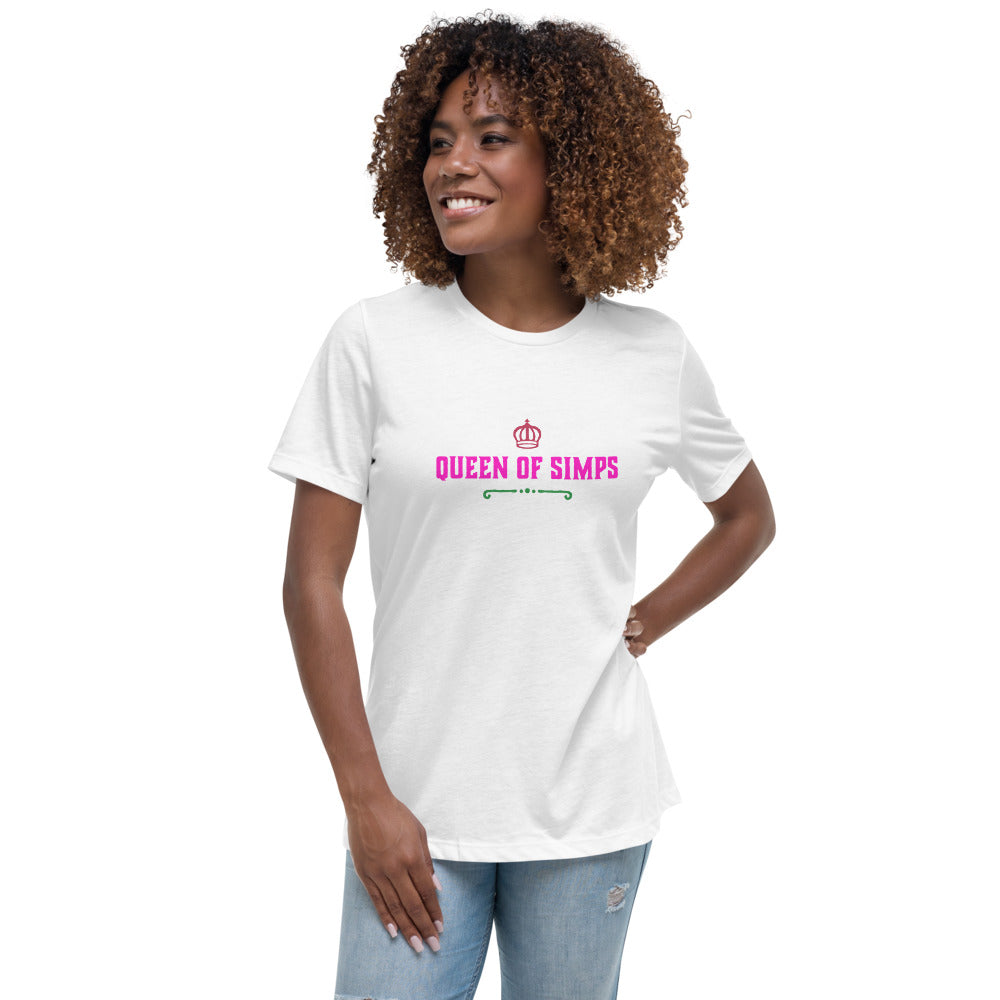 “Queen of Simps” Women's Relaxed T-Shirt - Surcee Shops